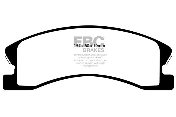 Pastiglie Freno EBC Greenstuff DP61664 per Jeep Grand Cherokee