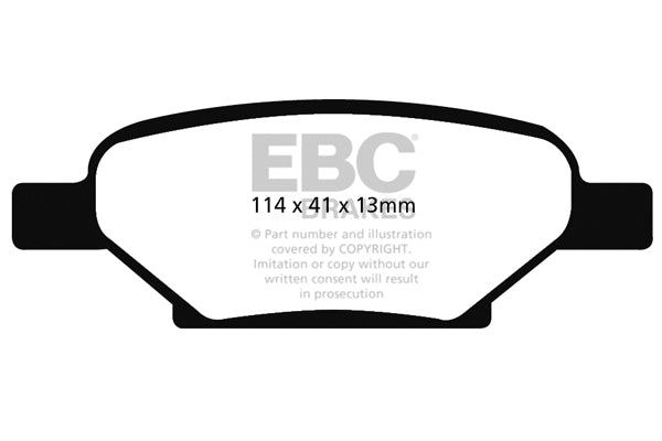 Pastiglie Freno EBC Greenstuff DP21704 per Chevrolet HHR