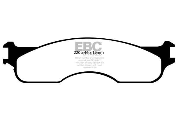 Pastiglie Freno EBC Greenstuff DP61708 per Dodge Ram SRT-10