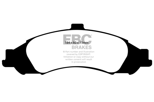 Pastiglie Freno EBC Redstuff DP31721C per Pontiac GTO