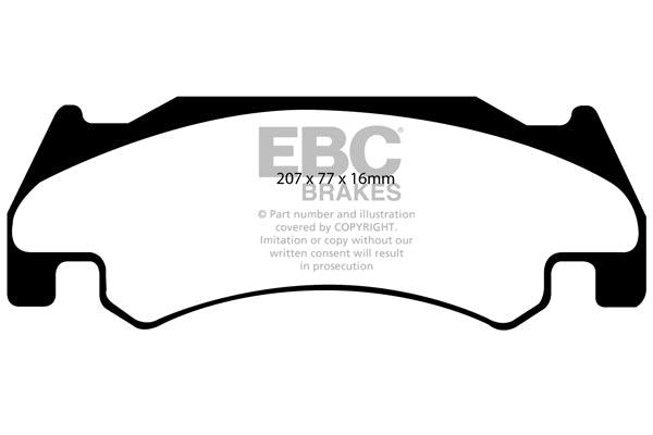 Pastiglie Freno EBC Greenstuff DP61739 per Dodge Ram SRT-10