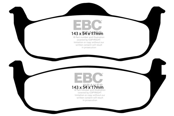 Pastiglie Freno EBC Ultimax DP1745 per Jeep Grand Cherokee e Jeep Commander