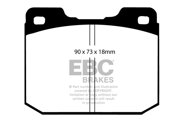 Pastiglie Freno EBC Ultimax DP175/2 per Volkswagen LT
