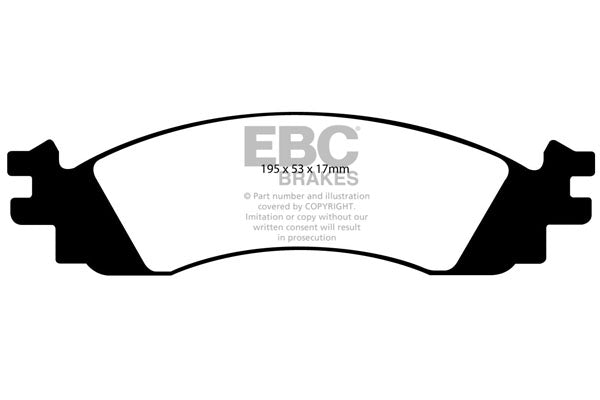 Pastiglie Freno EBC Greenstuff DP61767 per Ford Explorer (USA)