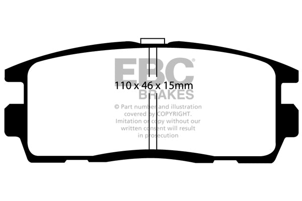 Pastiglie Freno EBC Ultimax DP1797 per Chevrolet Captiva, Opel Antara e altre