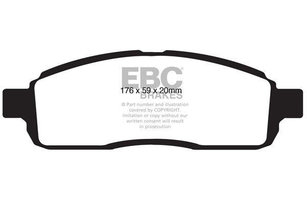 Pastiglie Freno EBC Ultimax DP1843 per Ford F-150