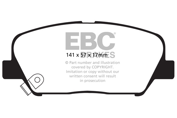 Pastiglie Freno EBC Redstuff DP31856C per Hyundai Genesis Coupe