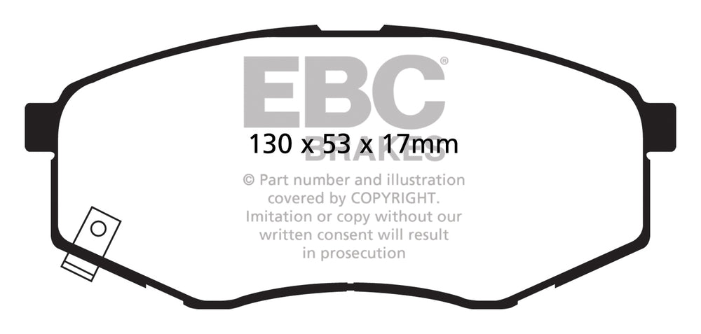 Pastiglie Freno EBC Ultimax DP1866 per Hyundai iX20 e KIA Soul