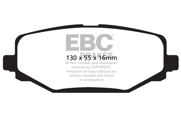 Pastiglie Freno EBC Ultimax DP1889 per Fiat Freemont, Chrysler Grand Voyager e altre