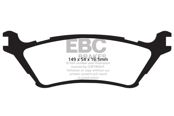 Pastiglie Freno EBC Ultimax DP1891 per Ford F-150