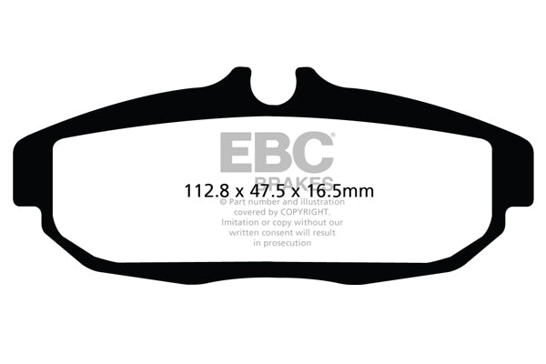 Pastiglie Freno EBC Redstuff DP31894C per Ford Mustang (5th Generation)
