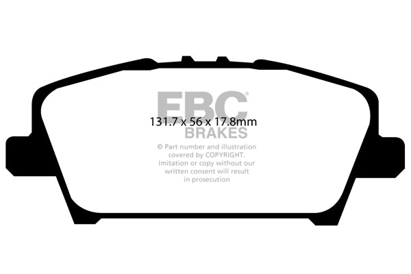 Pastiglie Freno EBC Greenstuff DP21901 per Honda Civic (8th Gen)