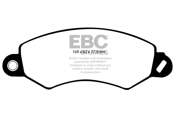 Pastiglie Freno EBC Ultimax DP1919 per LDV Maxus e LDV V80