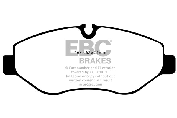Pastiglie Freno EBC Ultimax DP1926 per Mercedes-Benz Vito, Mercedes-Benz Viano e altre