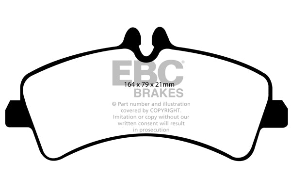 Pastiglie Freno EBC Ultimax DP1929 per Volkswagen Crafter 50, Mercedes-Benz Sprinter 411D e altre