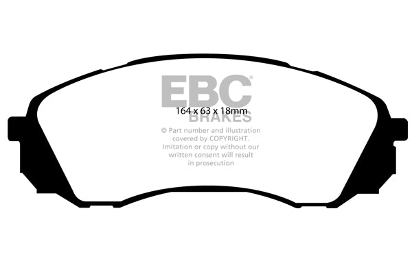 Pastiglie Freno EBC Greenstuff DP21953 per KIA Carnival, KIA Sedona e altre