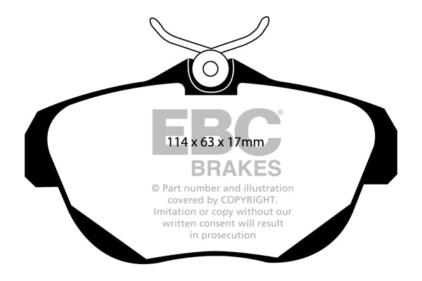 Pastiglie Freno EBC Ultimax DP1962 per Citroen C6
