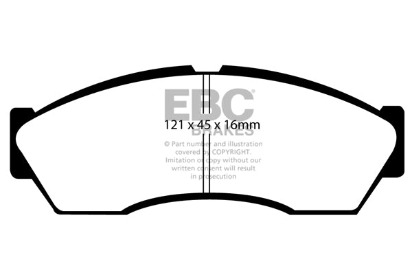 Pastiglie Freno EBC Ultimax DP1964 per Tata Indica Vista, Tata Indica e altre
