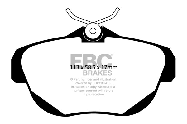 Pastiglie Freno EBC Ultimax DP1971 per Citroen Dispatch, Citroen Jumpy e altre