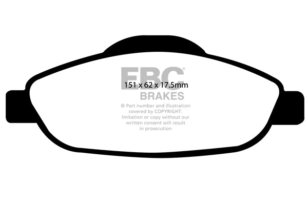 Pastiglie Freno EBC Ultimax DP1978 per Peugeot 308 SW, Peugeot 308 e altre