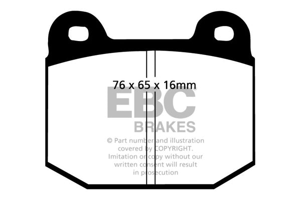 Pastiglie Freno EBC Redstuff DP3197C per BMW M1, BMW Alpina B6 (E21) e altre
