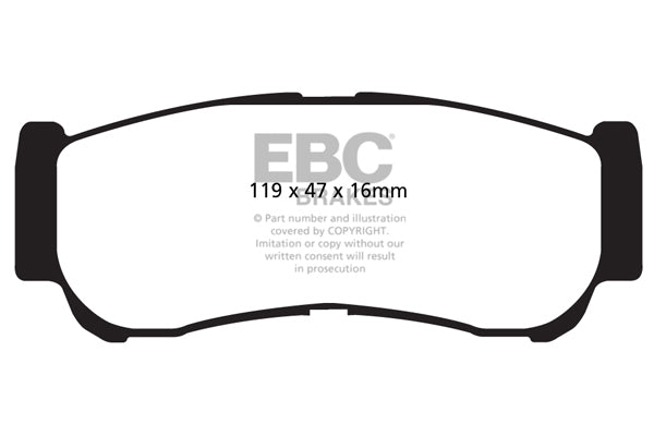 Pastiglie Freno EBC Ultimax DP1982 per Hyundai Santa Fe