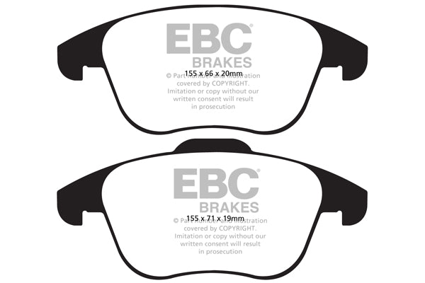 Pastiglie Freno EBC Ultimax DP1997 per Audi Q3 quattro (8U), Audi Q3 (8U) e altre