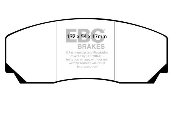 Pastiglie Freno EBC Redstuff DP3002C per AC Cobra, TVR Cerbera e altre