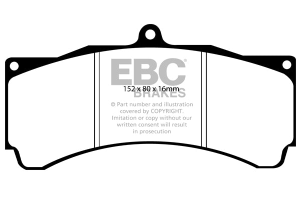 Pastiglie Freno EBC Orangestuff DP9032 per Holden Commodore (VZ) e Holden Z