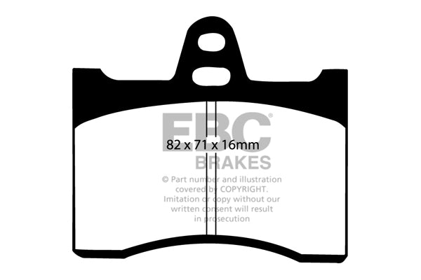 Pastiglie Freno EBC Ultimax DP227 per Citroen Xantia, Citroen XM e altre