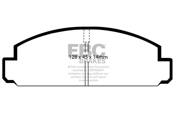 Pastiglie Freno EBC Ultimax DP264 per Mazda RX5 e Mazda RX7