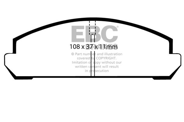 Pastiglie Freno EBC Ultimax DP265 per Mazda RX5