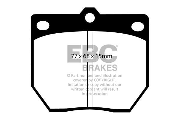 Pastiglie Freno EBC Greenstuff DP2273 per Nissan Skyline, Nissan Bluebird e altre