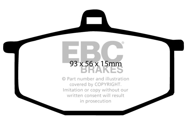 Pastiglie Freno EBC Ultimax DP284 per Renault 5, Renault 4 e altre