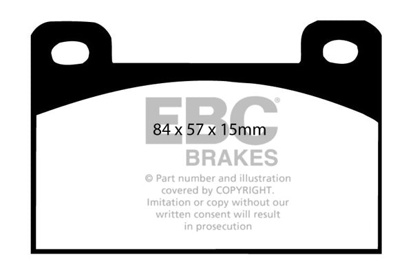Pastiglie Freno EBC Ultimax DP288 per Tatra T700, Skoda 135 Estelle/Rapid e altre