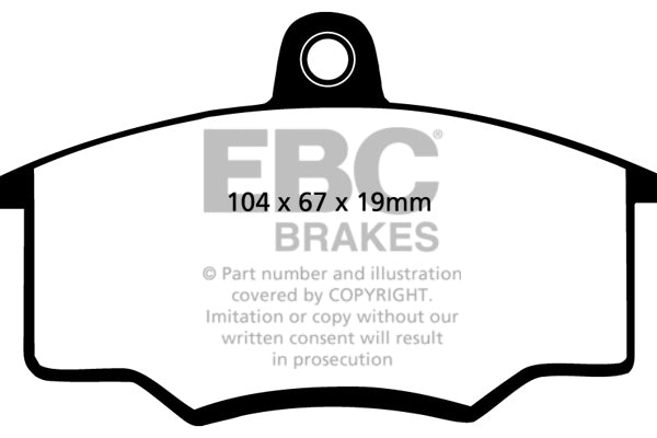 Pastiglie Freno EBC Ultimax DP310 per Audi Coupe, Audi 80 e altre