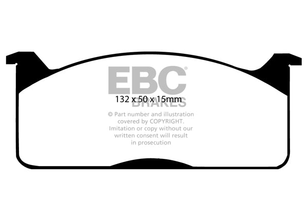 Pastiglie Freno EBC Ultimax DP321 per Toyota Hi-Ace e Toyota Hi-Lux