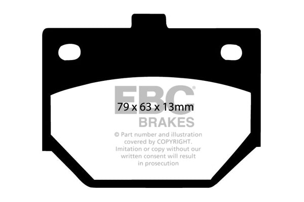 Pastiglie Freno EBC Ultimax DP329 per Daihatsu Consorte, Toyota 1000 e altre