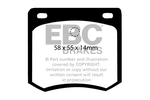 Pastiglie Freno EBC Ultimax DP331 per Nissan Skyline, Nissan 280ZX e altre