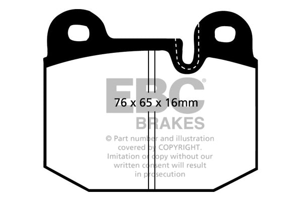 Pastiglie Freno EBC Ultimax DP341 per BMW Serie 3 (E21)