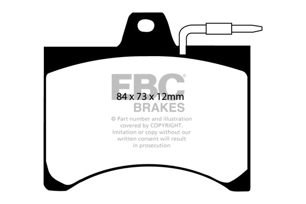 Pastiglie Freno EBC Ultimax DP349 per Citroen Visa, Citroen C15 e altre