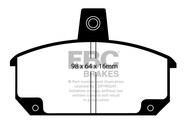 Pastiglie Freno EBC Ultimax DP354 per Renault 12, Renault 18 e altre