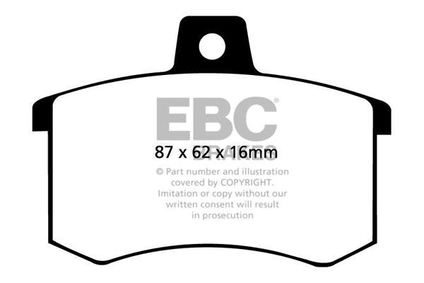 Pastiglie Freno EBC Redstuff DP3370C per Audi A6 quattro (C4/4A), Audi A6 (C4/4A) e altre