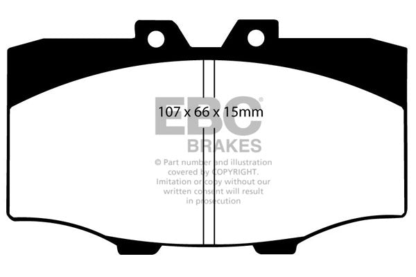 Pastiglie Freno EBC Ultimax DP380 per Toyota Landcruiser e Toyota Hi-Lux