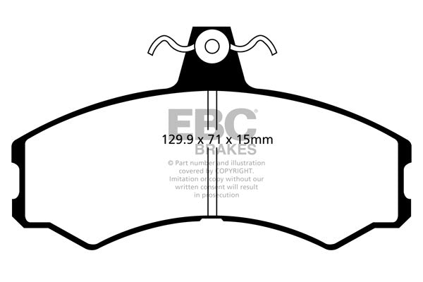 Pastiglie Freno EBC Ultimax DP425/2 per Santana PS10 e Isuzu Massif