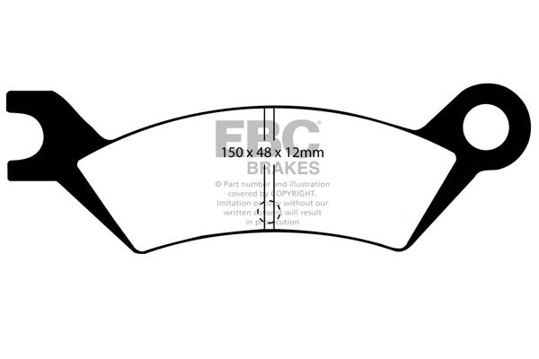 Pastiglie Freno EBC Ultimax DP442 per Mazda 929 e Ford Telstar
