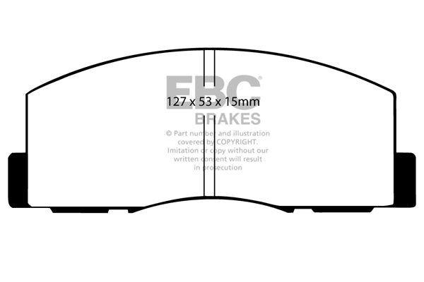 Pastiglie Freno EBC Ultimax DP461 per Mitsubishi Galant, Mitsubishi Lancer e altre