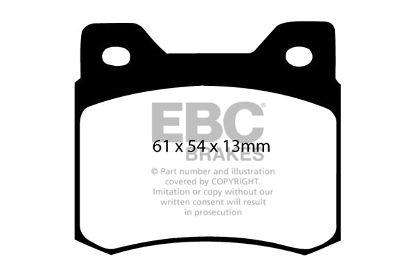 Pastiglie Freno EBC Greenstuff DP2464 per Mercedes-Benz 190 (W201)