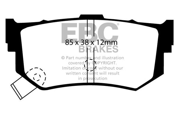 Pastiglie Freno EBC Ultimax DP514/2 per Suzuki Swift