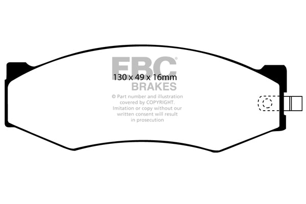 Pastiglie Freno EBC Ultimax DP527 per Nissan 300ZX, Nissan Pick Up e altre